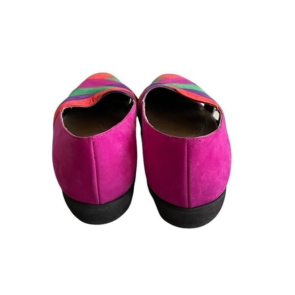 Prevata II Italy Vintage Suede Pointy Toe Flat Loafer Slip-On Shoes 9AA - Picture 4 of 12